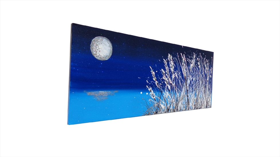 Luna sul mare 2, Vendita Quadri Online, Quadri moderni, Quadri astratti, Quadri floreali, Quadri dipinti a mano, Gartem Original, Aradeo, Lecce